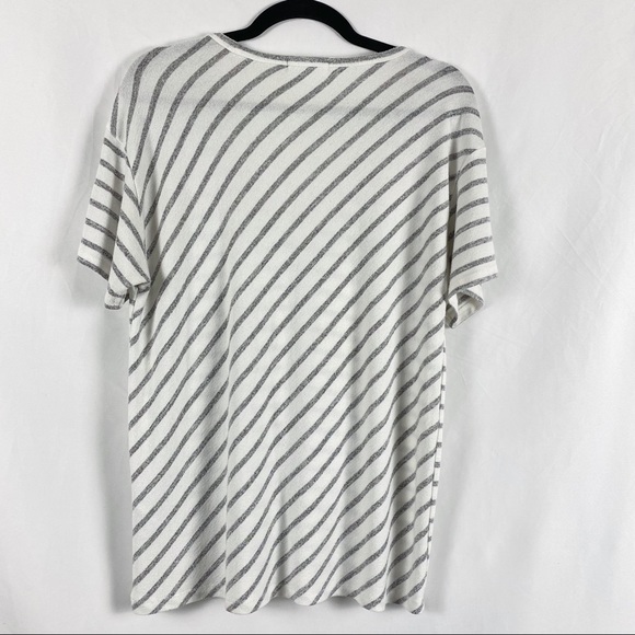 Rag & Bone Theo Striped Jersey Short Sleeve Tee - Picture 7 of 9